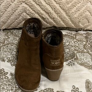 BOBS from Skechers Brown Ankle Boots
